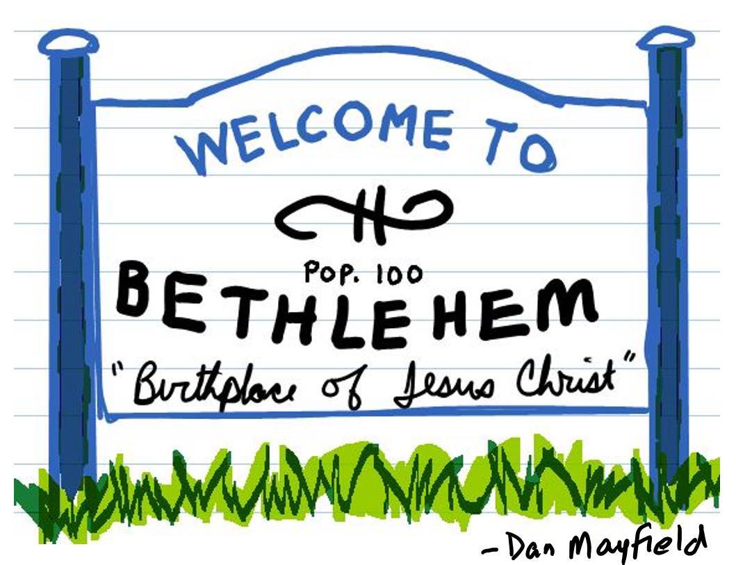 2016 bethlehem sign
