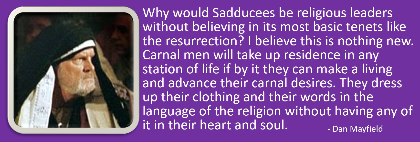 faithless religious leaders